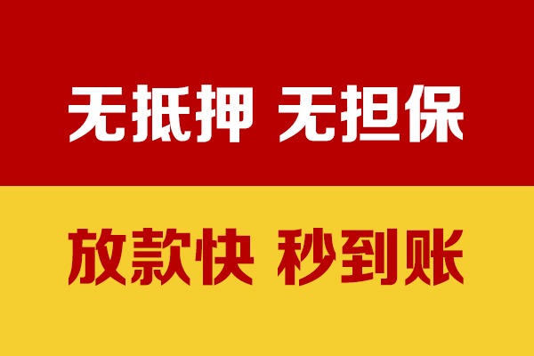东莞无抵押小额信用贷款